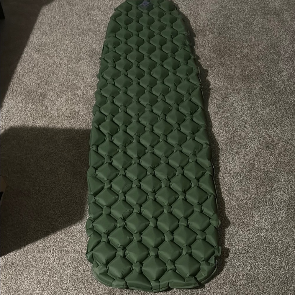 2 x Brand New Green Inflatable Sleeping Pad